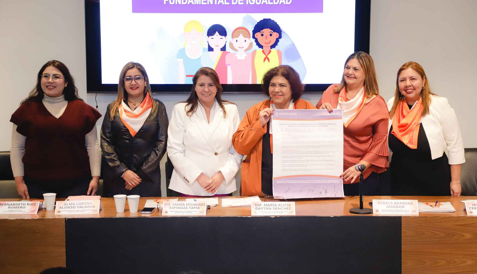 Instala el Congreso de Sonora la Mesa Naranja para prevenir y erradicar la violencia política contra las mujeres